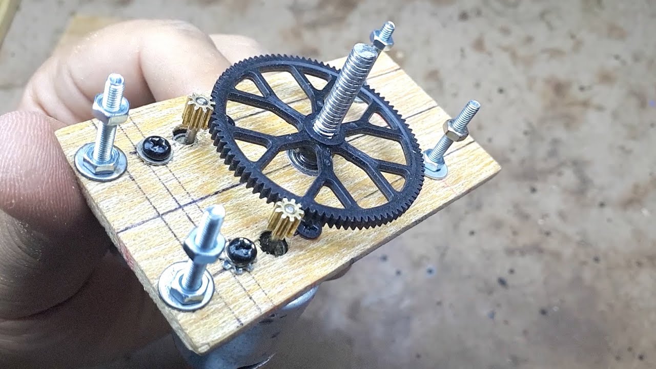 DIY Double Motor GearBox for RC Car - Çift motorlu dişli kutusu yapımı