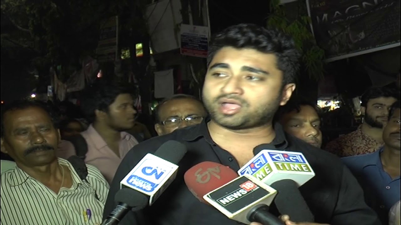 Effort by the RSS to vandalize Lenin's statue at Jadavpur resisted by us... Shatarup Ghosh