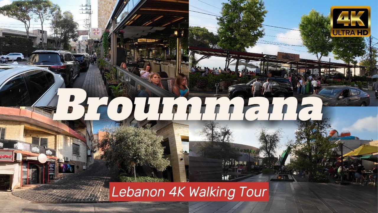 Walking in Broummana 🇱🇧 | جولة مشي في برمانا – The Heart of Mount Lebanon