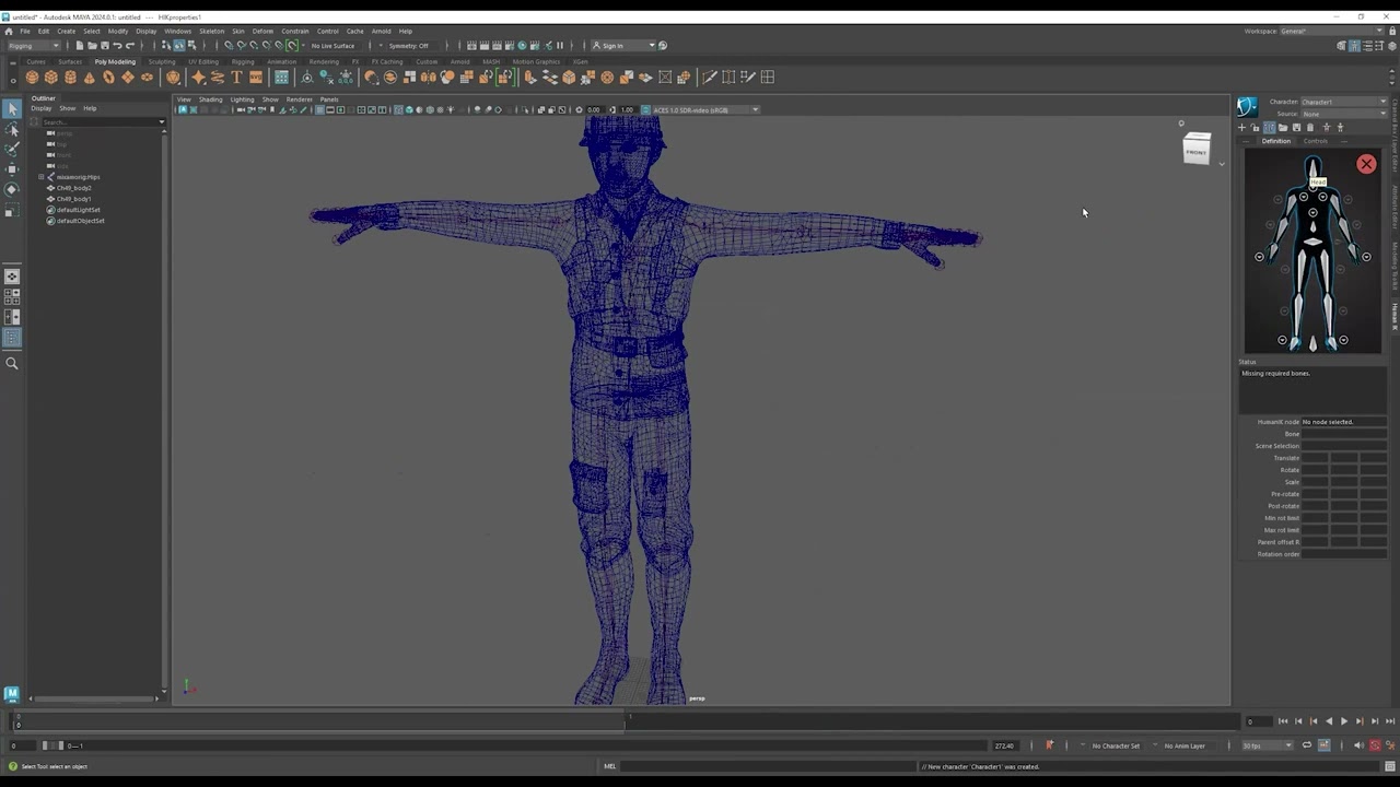 Autodesk Maya - Transferring animations between characters