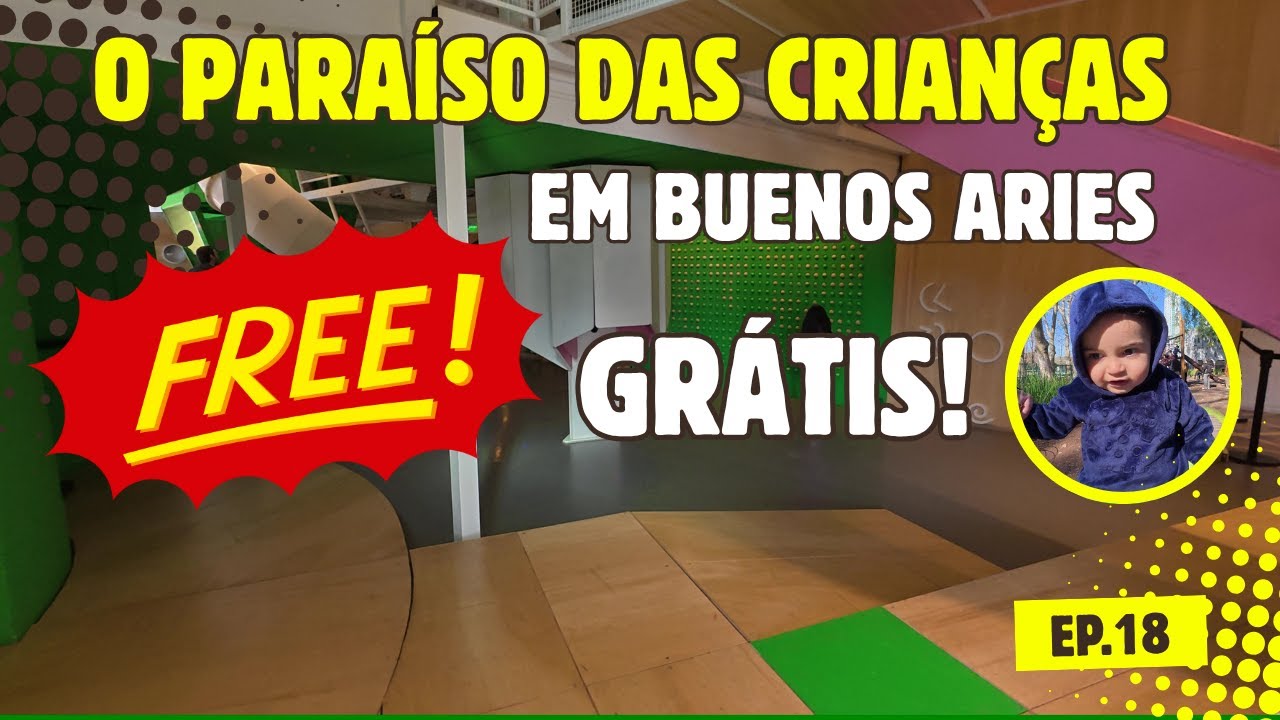 Descobrimos o MELHOR Lugar GRÁTIS para Crianças em Buenos Aires! 🥰 [EP.18]
