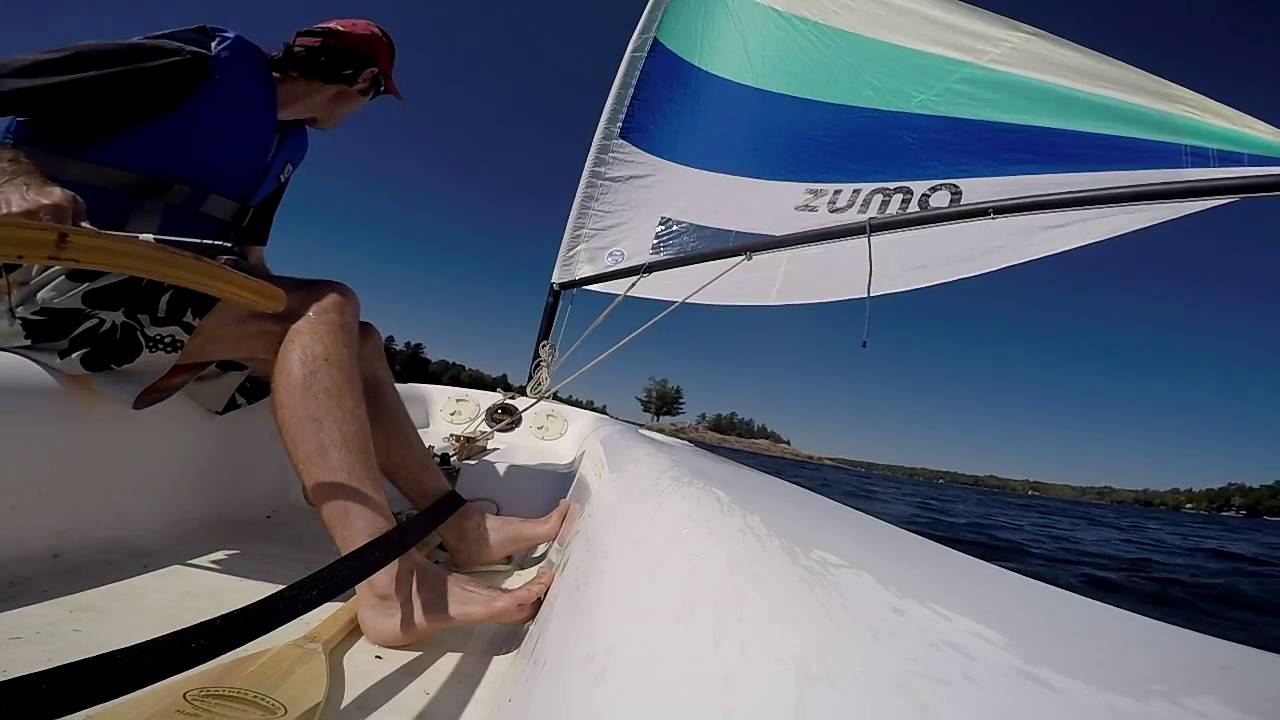 Sailing my Zuma sailboat