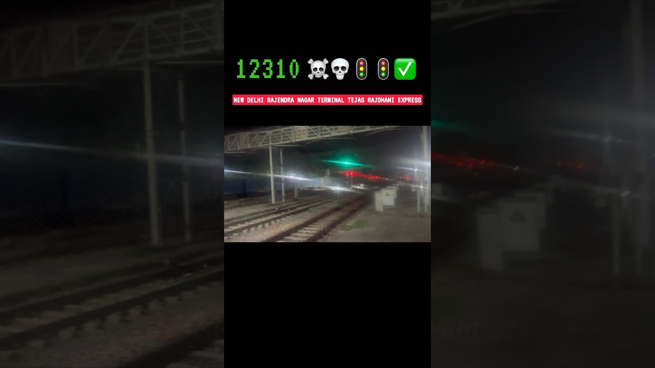 Tejas Rajdhani Express Etawah Jn. Se | Full Speed & Royal Look! 🚄🔥 #IndianRailways #viralvideo