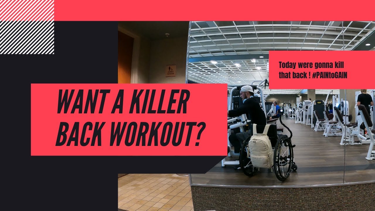 Paraplegic exercises: T9 Paraplegic Back and Arm Workout | Cardio exercises for paraplegics Workout