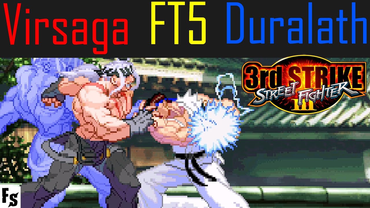 Street Fighter III: Third Strike - Virsaga [Ryu] vs Duralath [Alex] (Fightcade FT5)