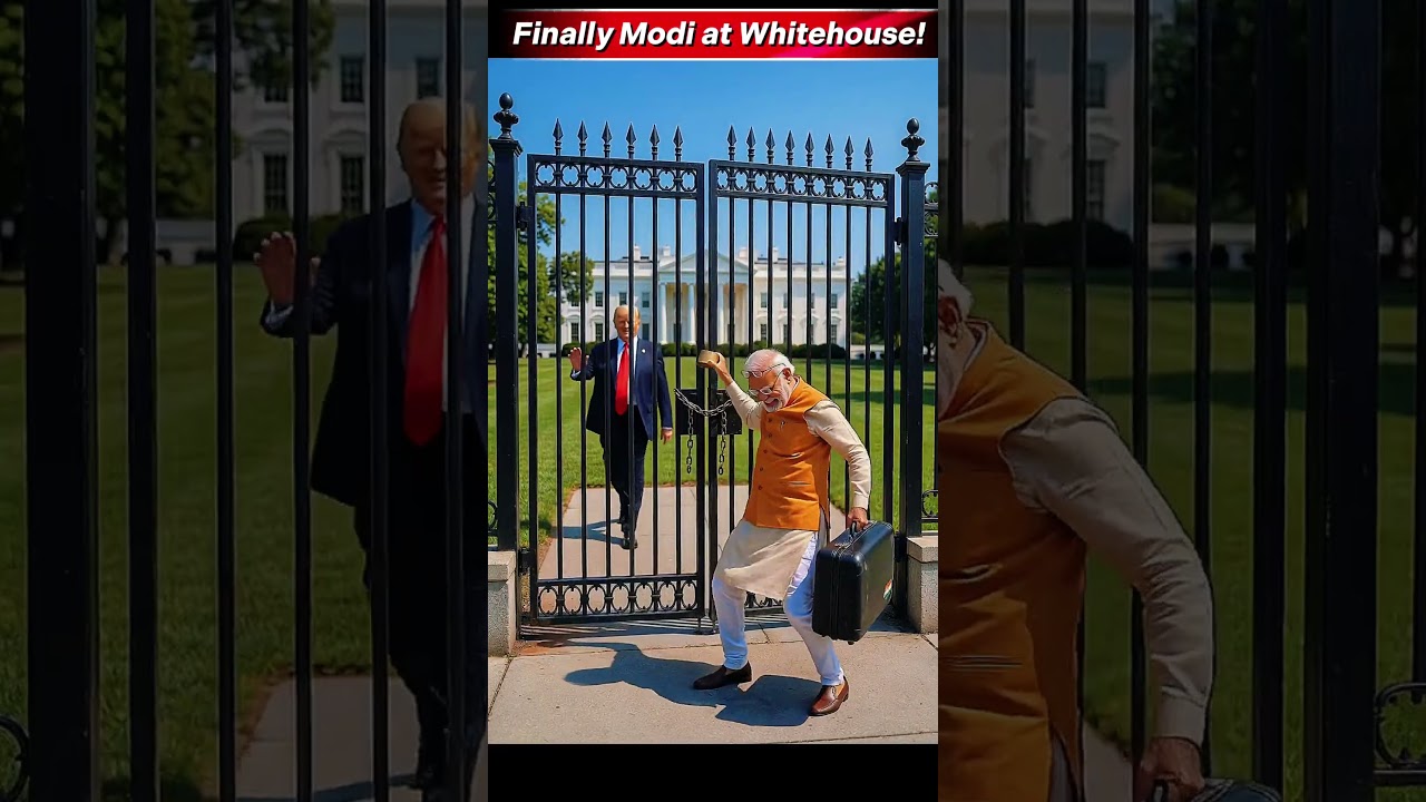 Modi & Trump: Packing for Washington 🧳#trump #modi