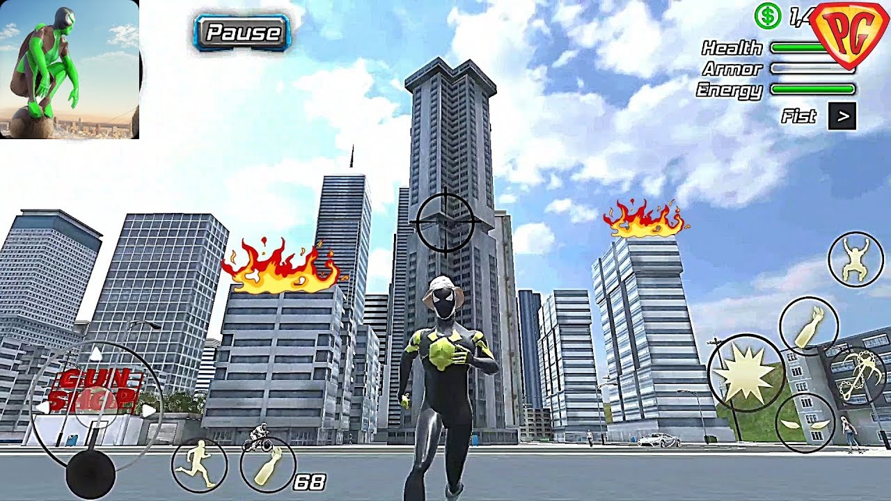 Rope Frog Ninja Hero - Strange Gangster Vegas #59 Husky Missions | NEW Update