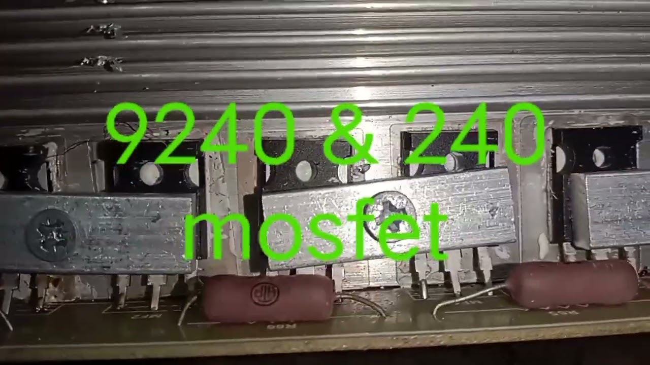 9240 12 mosfet amplifier board repair 