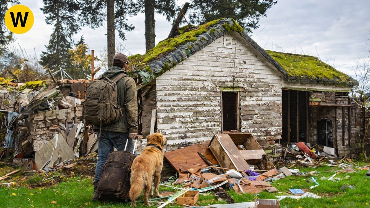 The genius boy inherited his parents' abandoned old house and turned it into a beautiful home