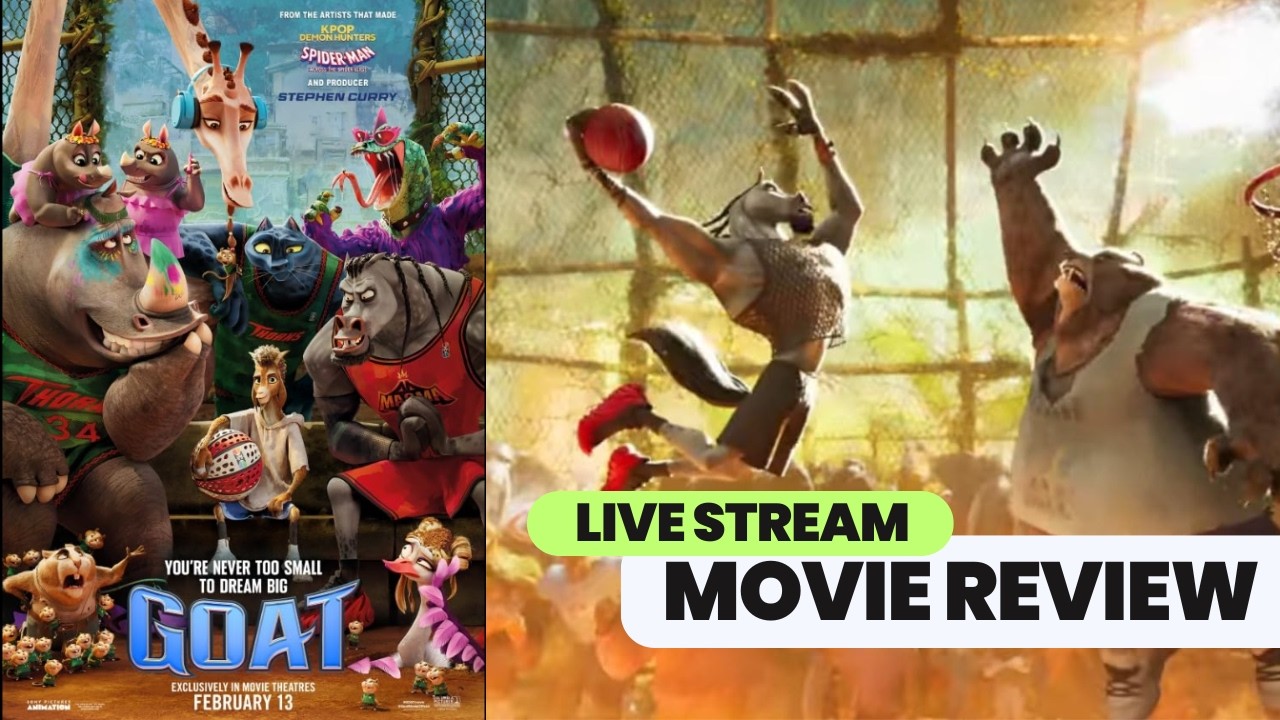 Movie Review - GOAT (2026) - I Want More ROAR Ball and More HIPPOS!!