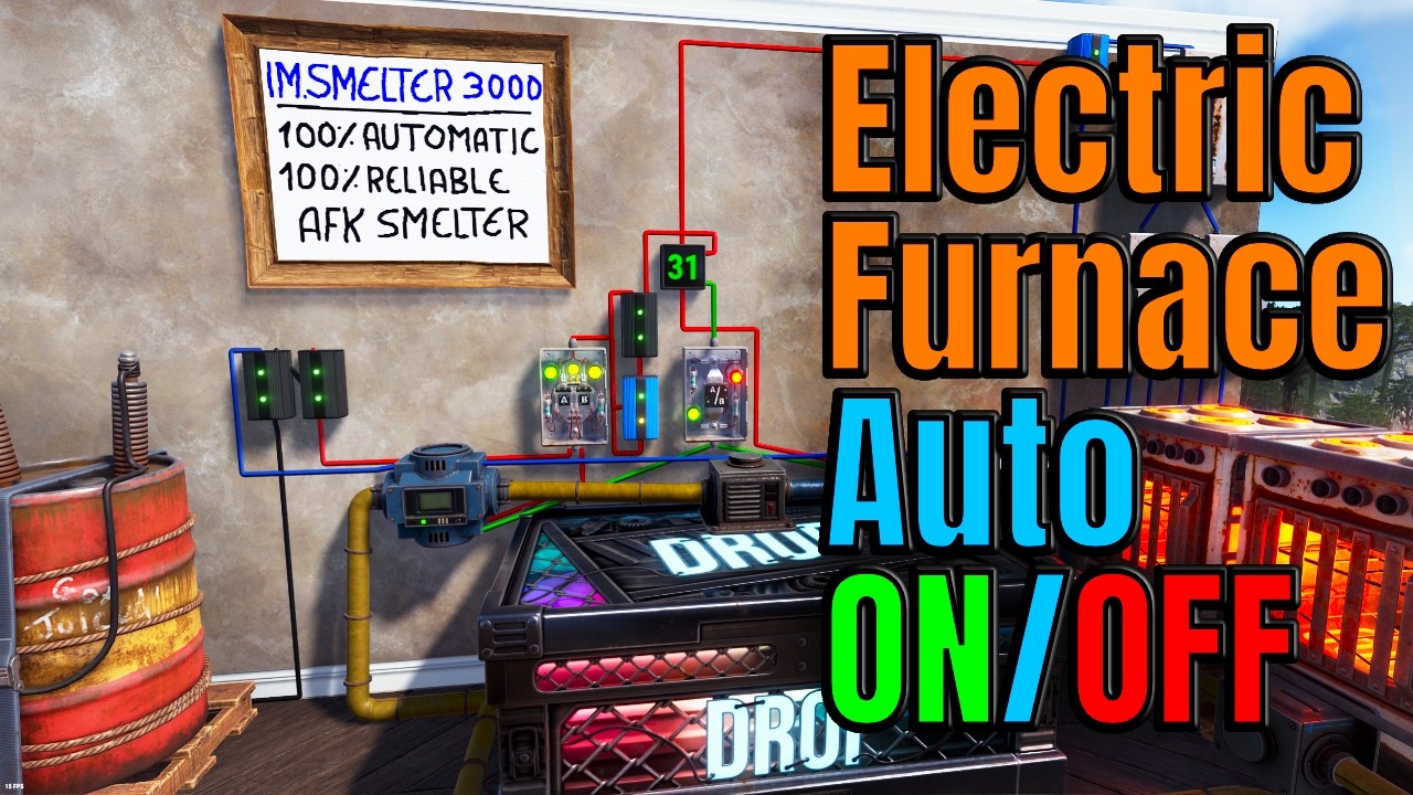 Rust Electric Furnace Auto ON/OFF – Most Automatic AFK Smelter Setup Guide