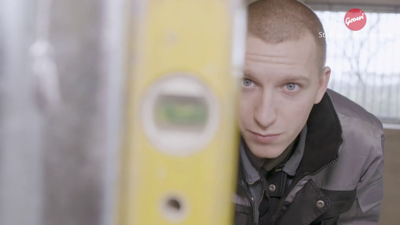 Montage einer Pferdebox
