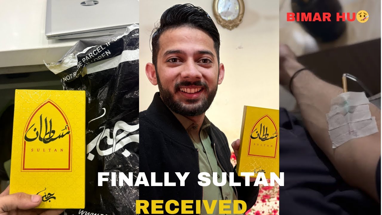Finally Rajab ka Sultan perfume Received😍Golden Card Nikal Aya😯 Bimar Hu🤒