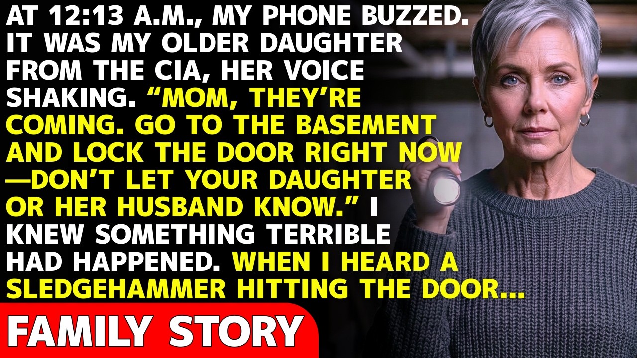 At 12:13 A.M, My CIA Daughter Called In Panic — “Mom, Hide In The Basement And Lock The Door Now.”
