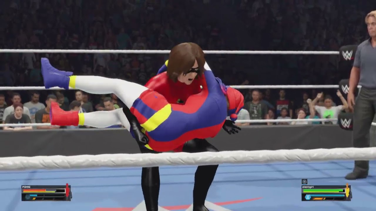 Pomni #tadc Vs Elastigirl WWE 2K25