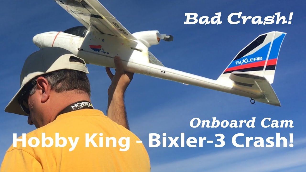 Hobby King Bixler-3 Crash
