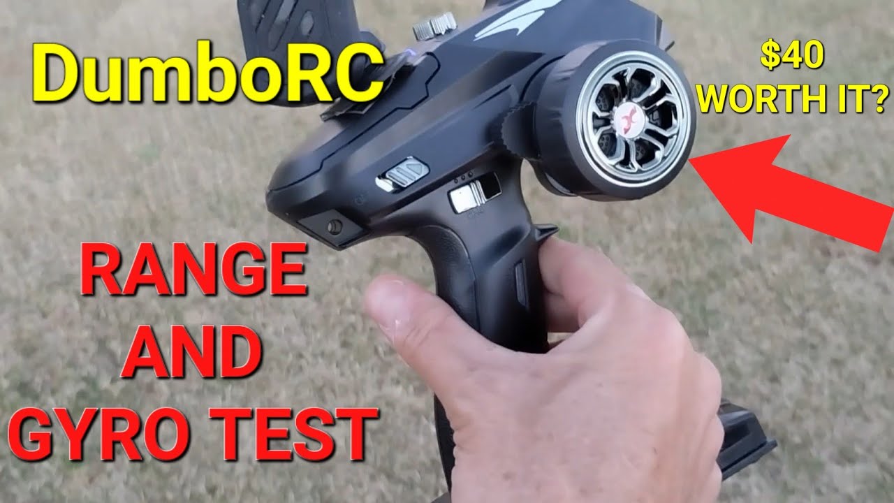 DumboRC RANGE, GYRO test and REVIEW