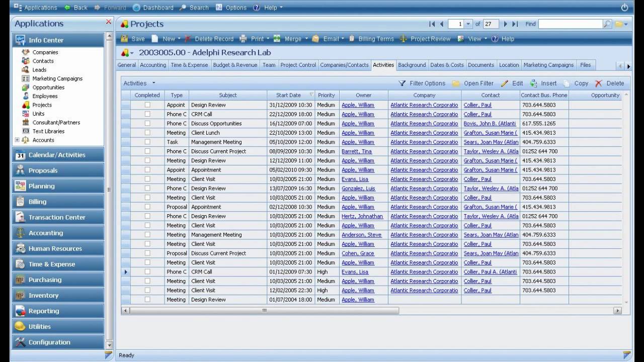 Deltek Vision CRM 4 Minute Video Demonstration