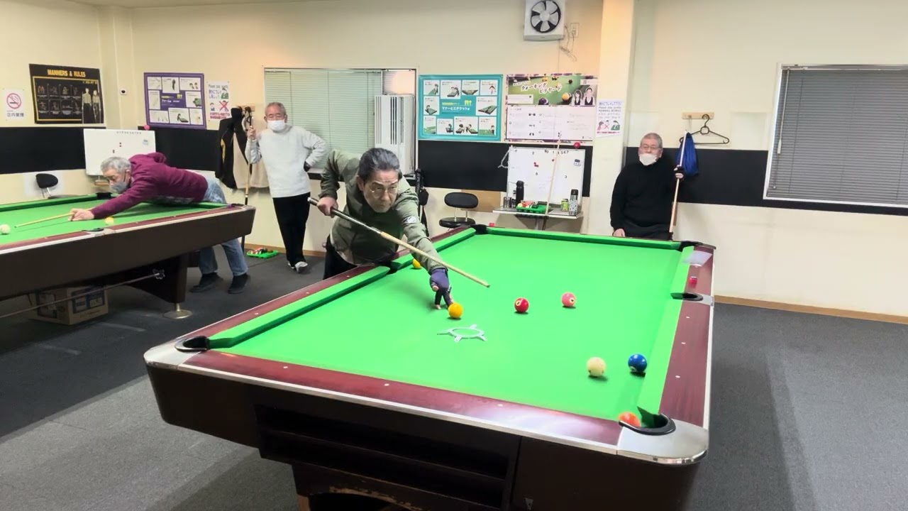 2️⃣3️⃣ 🎱倉敷北OLD MEN CENTER 1月　月例会🎱 1月19日