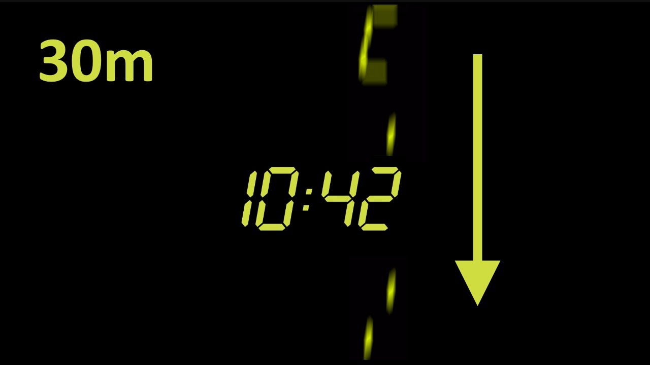 30 Minute Digital Countdown Timer