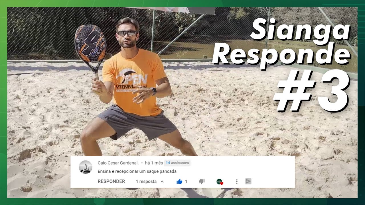 TÉCNICA PARA DEVOLVER UM SAQUE FORTE | BEACH TENNIS