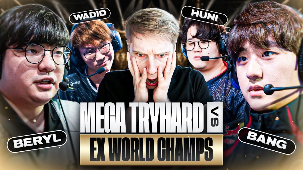 JANKOS MEGA TRYHARD VS EX WORLD CHAMPS ft Bang, Beryl, Wadid, Huni