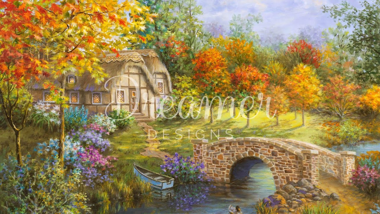 Dreamer Designs diamond painting unboxing Autumn Beauty by Nicky Boehme