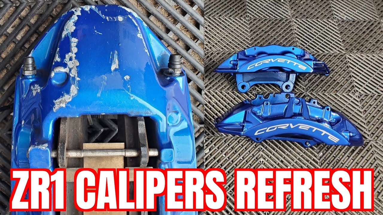 2005 Chevy Corvette - Refinishing C6 ZR1 Brake Calipers