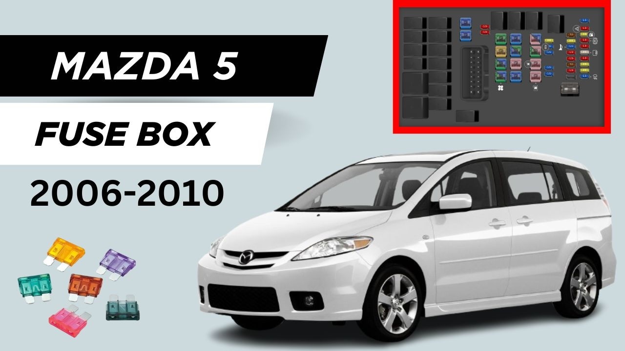 Mazda 5 (2006-2010) Fuse Box Diagram and Locations