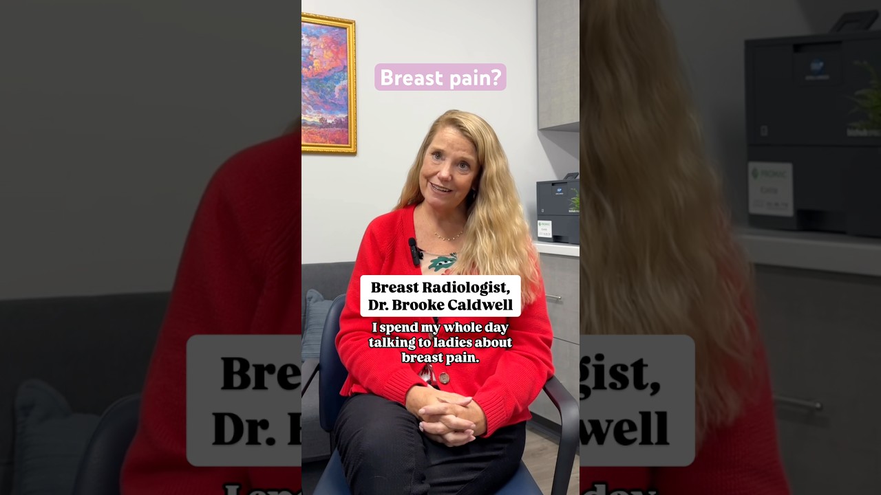 Here&rsquo;s some insight on sharp, shooting breast pain from a Breast Radiologist 🩷 #breastpain