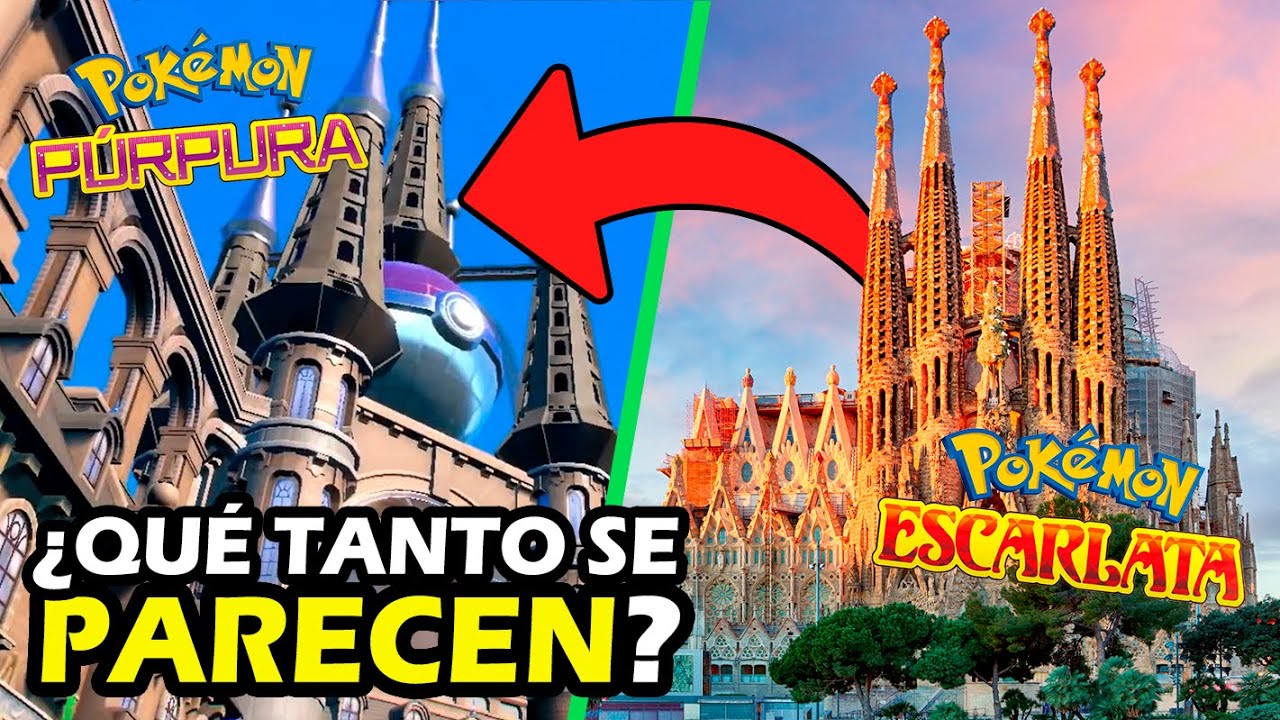 REFERENCIAS a ESPAÑA en Pokémon ESCARLATA y PURPURA