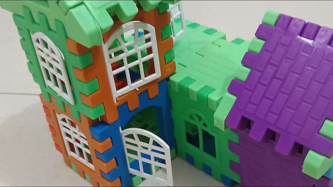 Satisfying DIY house ASMR building blocks lego building fun block game #building #block#cartoon 