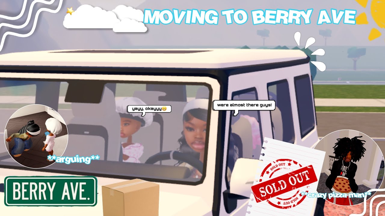 🏡MOVING TO BERRY AVE! |*CRAZY PIZZA MAN?!?*| Berry Avenue Family Roleplay