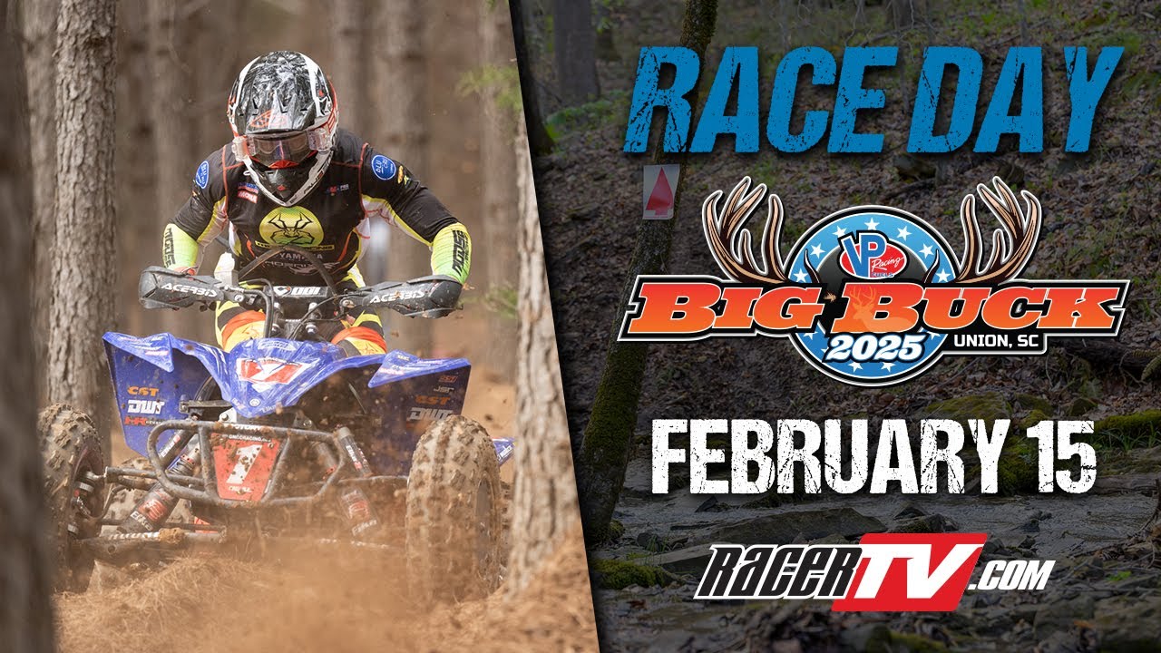 2025 GNCC Racing Live | VP Racing Big Buck | Round 1 - ATV's