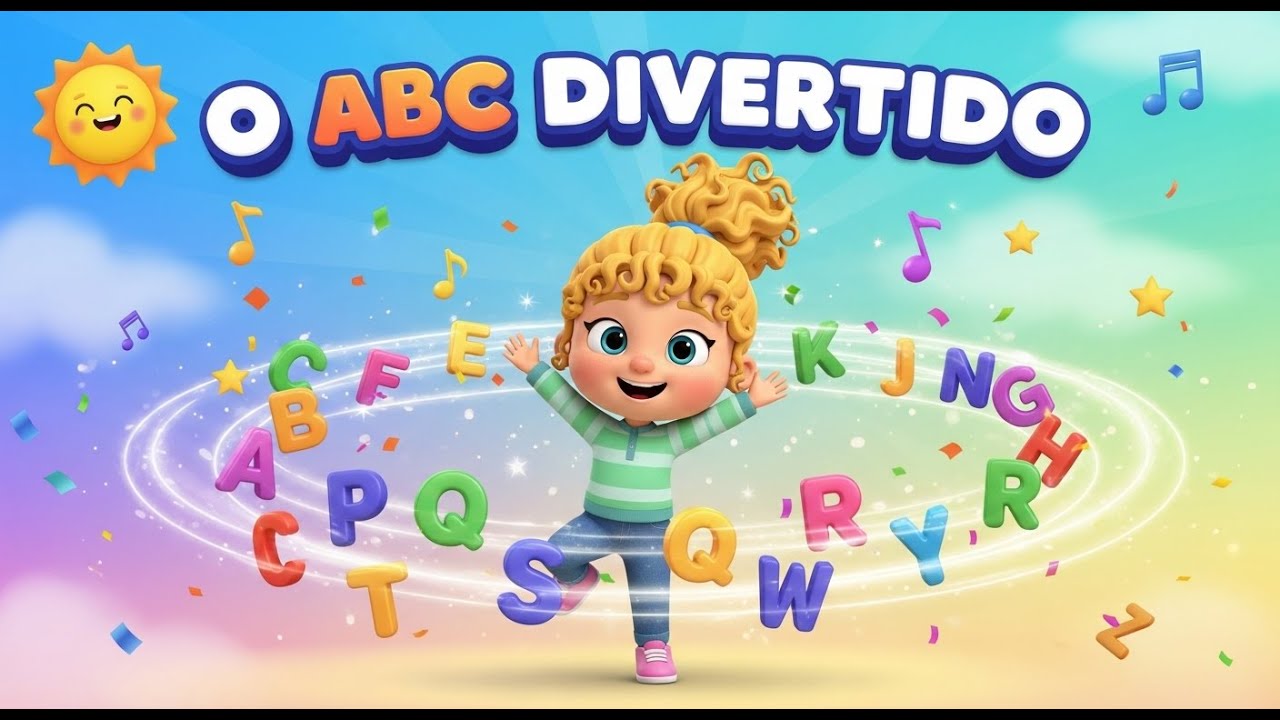 O ABC DIVERTIDO! 🌈 Aprenda o Alfabeto Cantando | Música Infantil Educativa