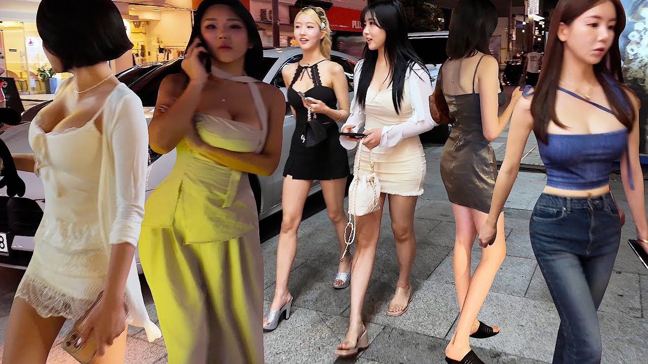 [4K]Apgujeong Rodeo Street in Gangnam, Seoul, is a place where the best beauty of Seoul comes😎😎😎