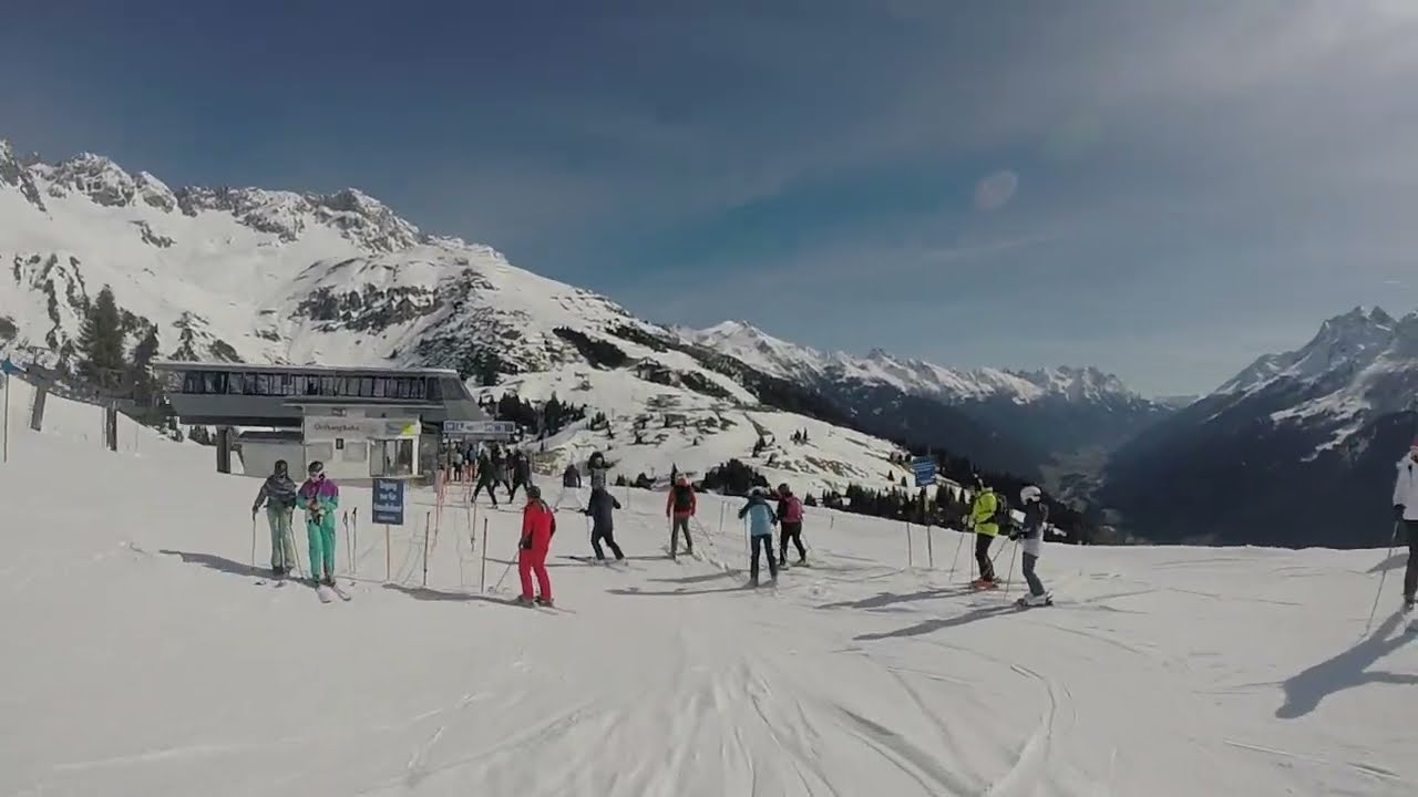 St Anton 2023 - Galzigbahn to Osthangbahn