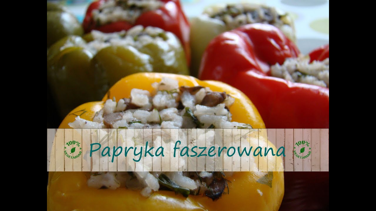PAPRYKA faszerowana - danie wegetariańskie