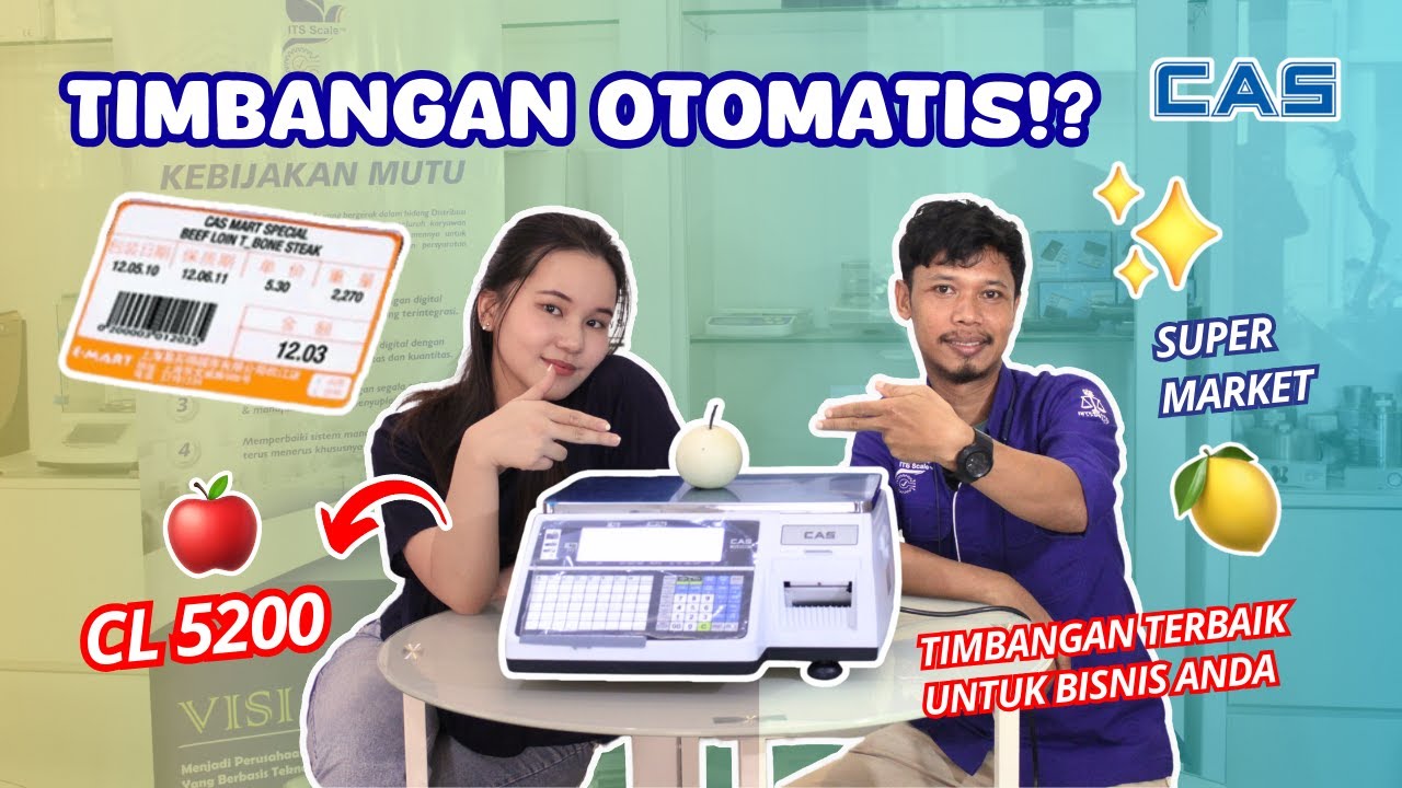 TIMBANGAN OTOMATIS!!?? | Review CAS CL5200 LABEL PRINTING SCALE