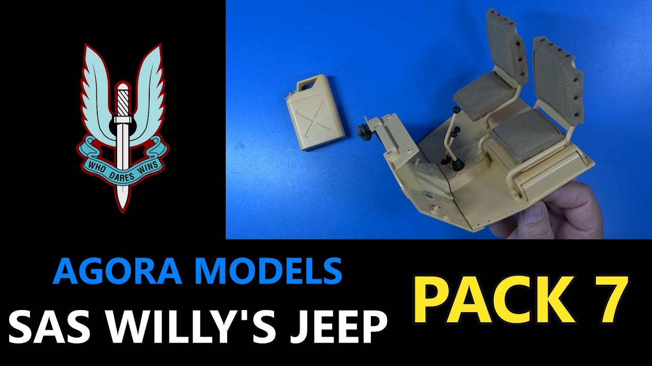 Zbuduj brytyjskiego SAS-a Willy'ego Jeepa Pack 7, etapy 46&ndash;53 z Agora Models