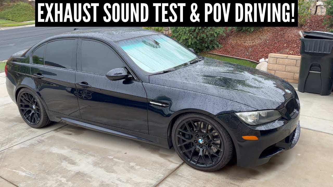 EXHAUST SOUND TEST + POV DRIVING IN MY E90 M3! | 2011 BMW (E90) M3 Valved Exhaust Axleback