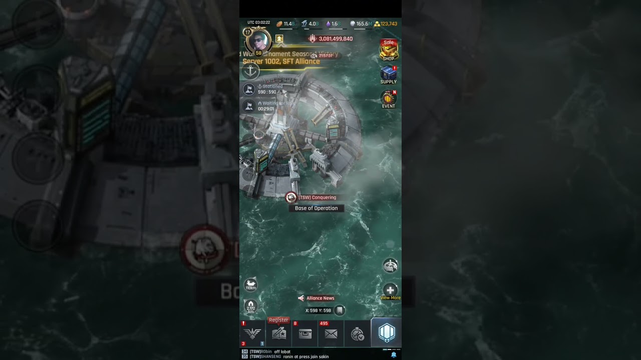 Gunship Battle Crypto Conflict (TSW vs. AS 2nd war game BOC) #gunshipbattlecryptoconflict