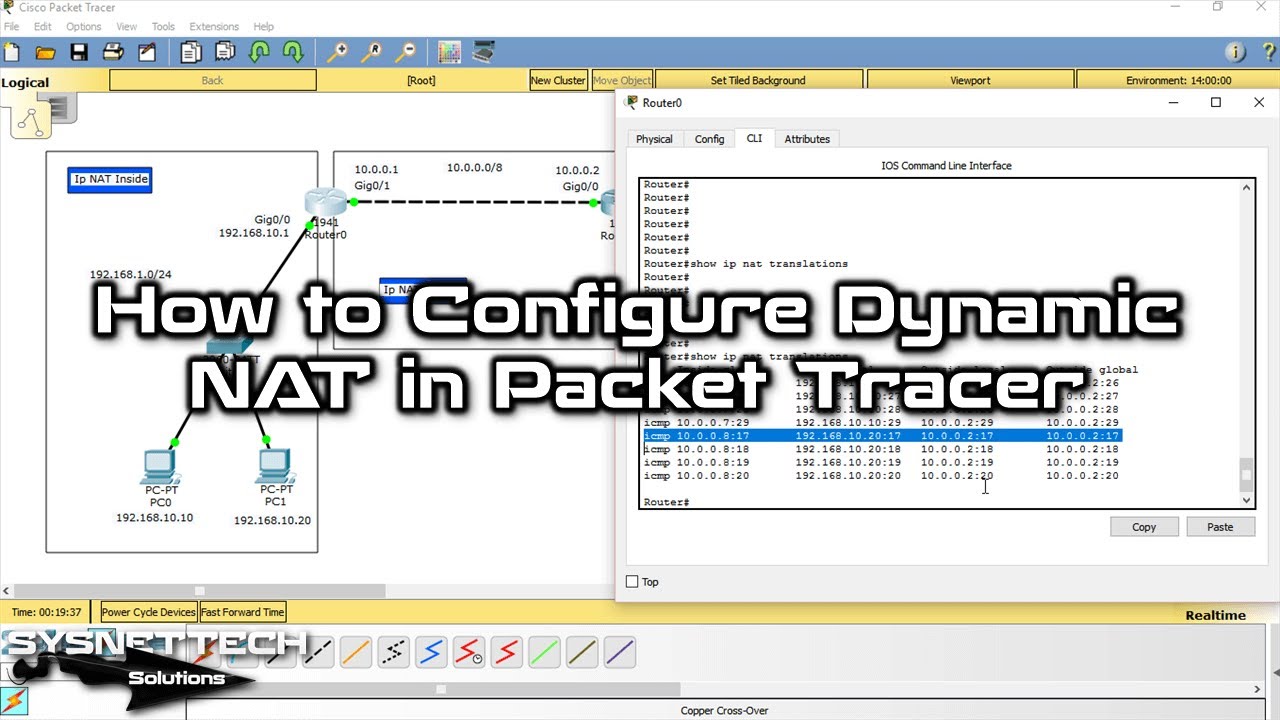 How to Configure Dynamic NAT on Cisco Router in Cisco Packet Tracer | SYSNETTECH Solutions