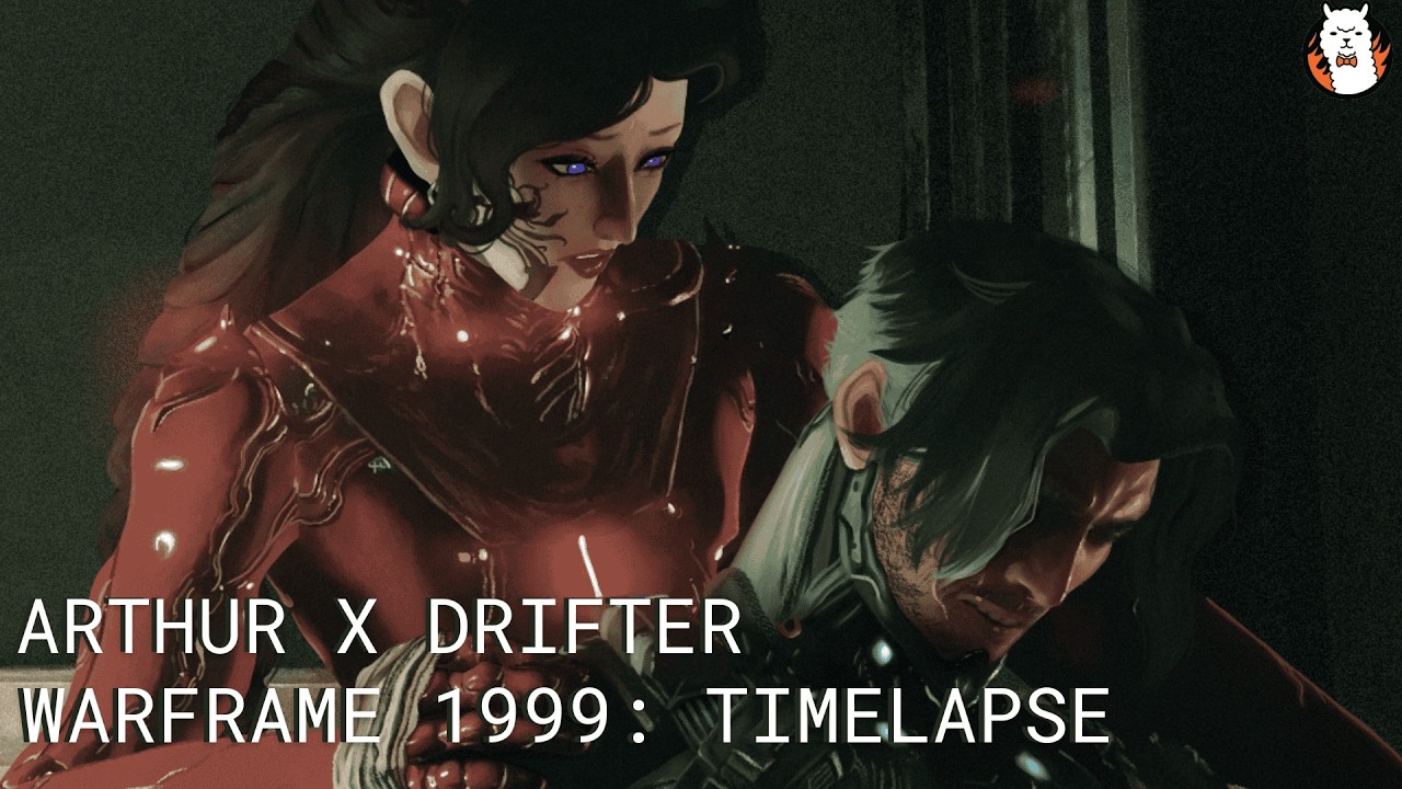 Painting Timelapse: Arthur x Drifter / / Warframe 1999 | Commentary!