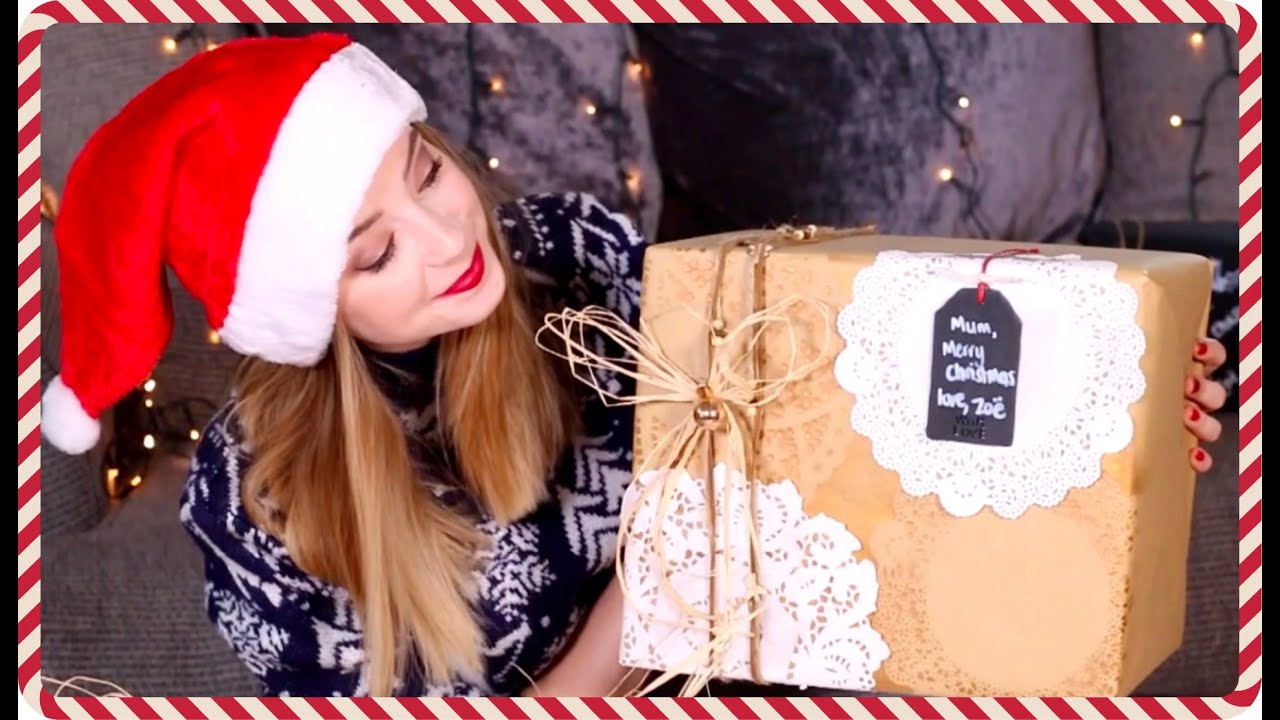Christmas Gift Wrapping Ideas | Zoella