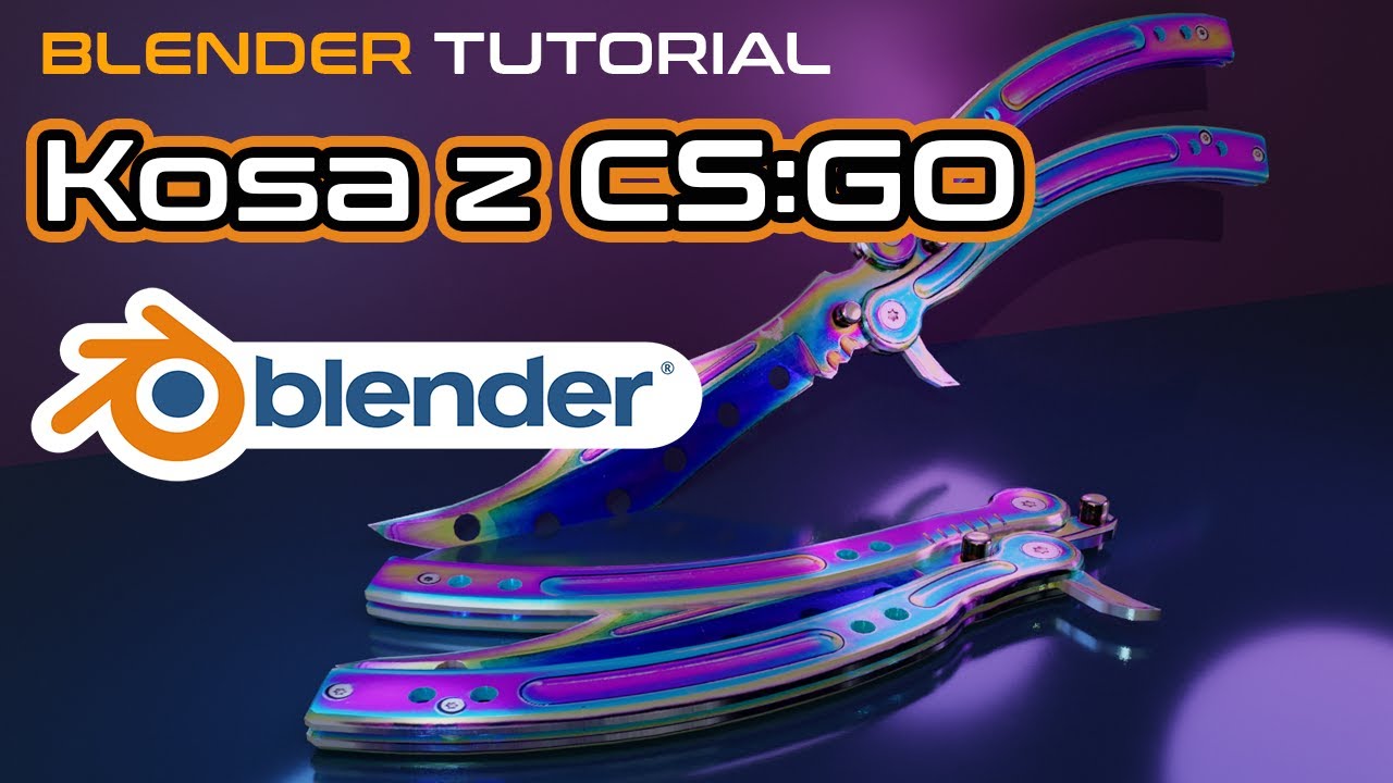 [BLENDER TUTORIAL] KOSA Z CS:GO czyli modelowanie ze zdjęcia