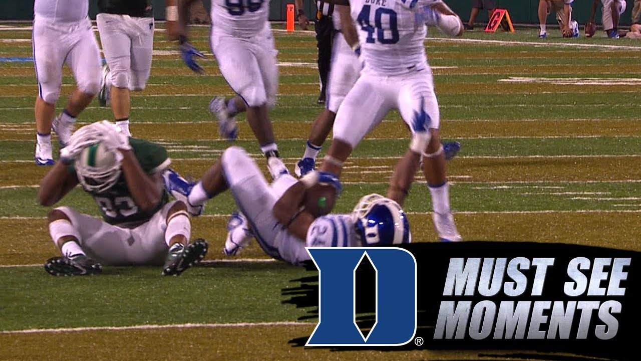 Duke Defense Pulls Off Amazing INT vs Tulane | ACC Must See Moment