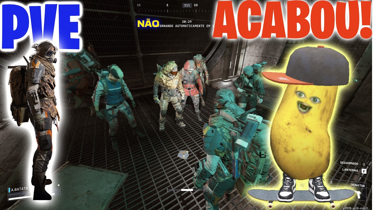 ARC RAIDERS - A BATATA - RUMO AO LENDA DENOVO? PVE n ACABOU!