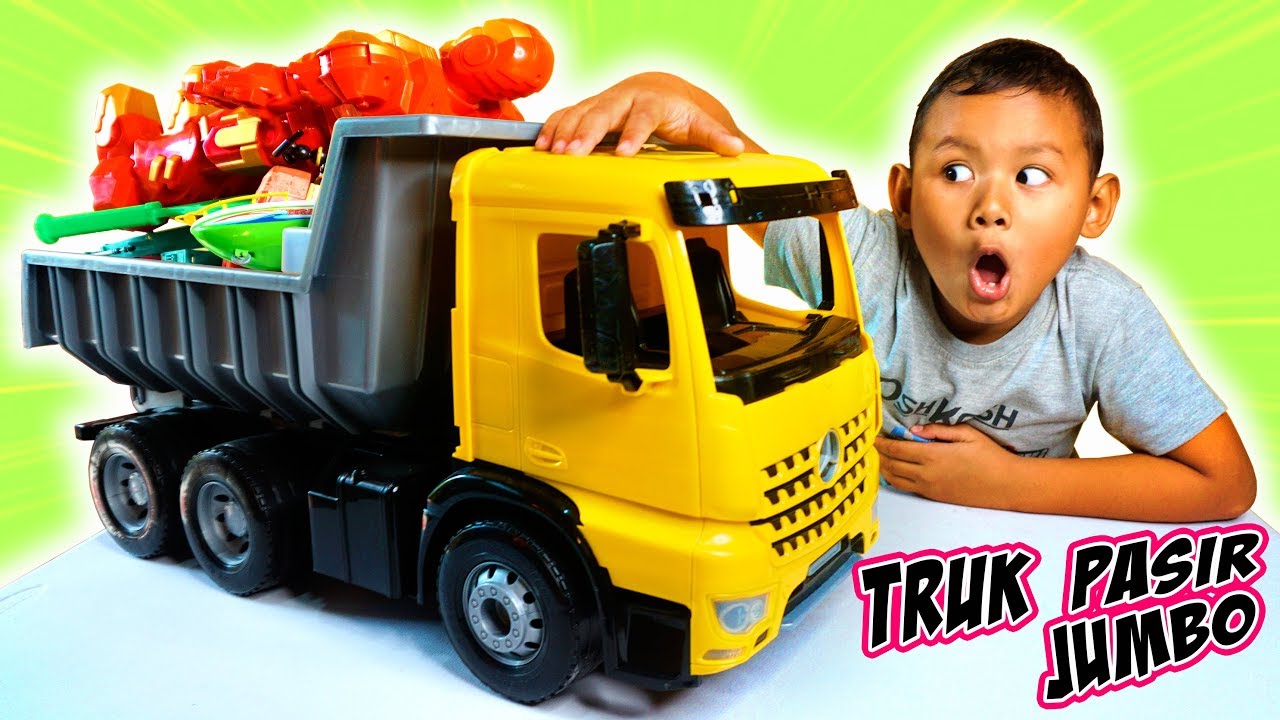 Praya Buka Mainan Truk Pasir Besar