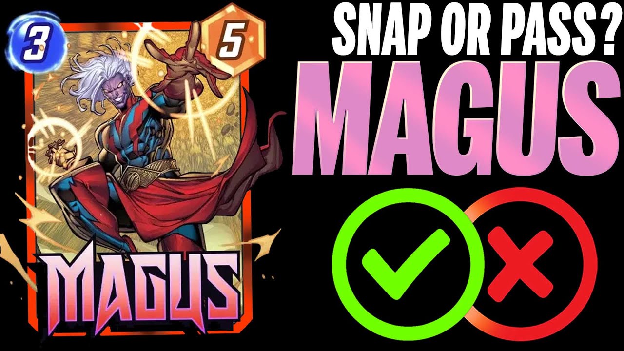 MAGUS 🌑 Подробности и правила | Сфотографируй или пропусти | Marvel Snap